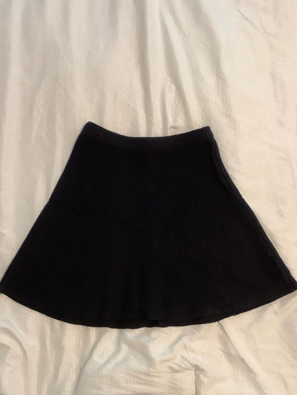 Girls Black Circle Skirt with Flared Silhouette - Unbranded